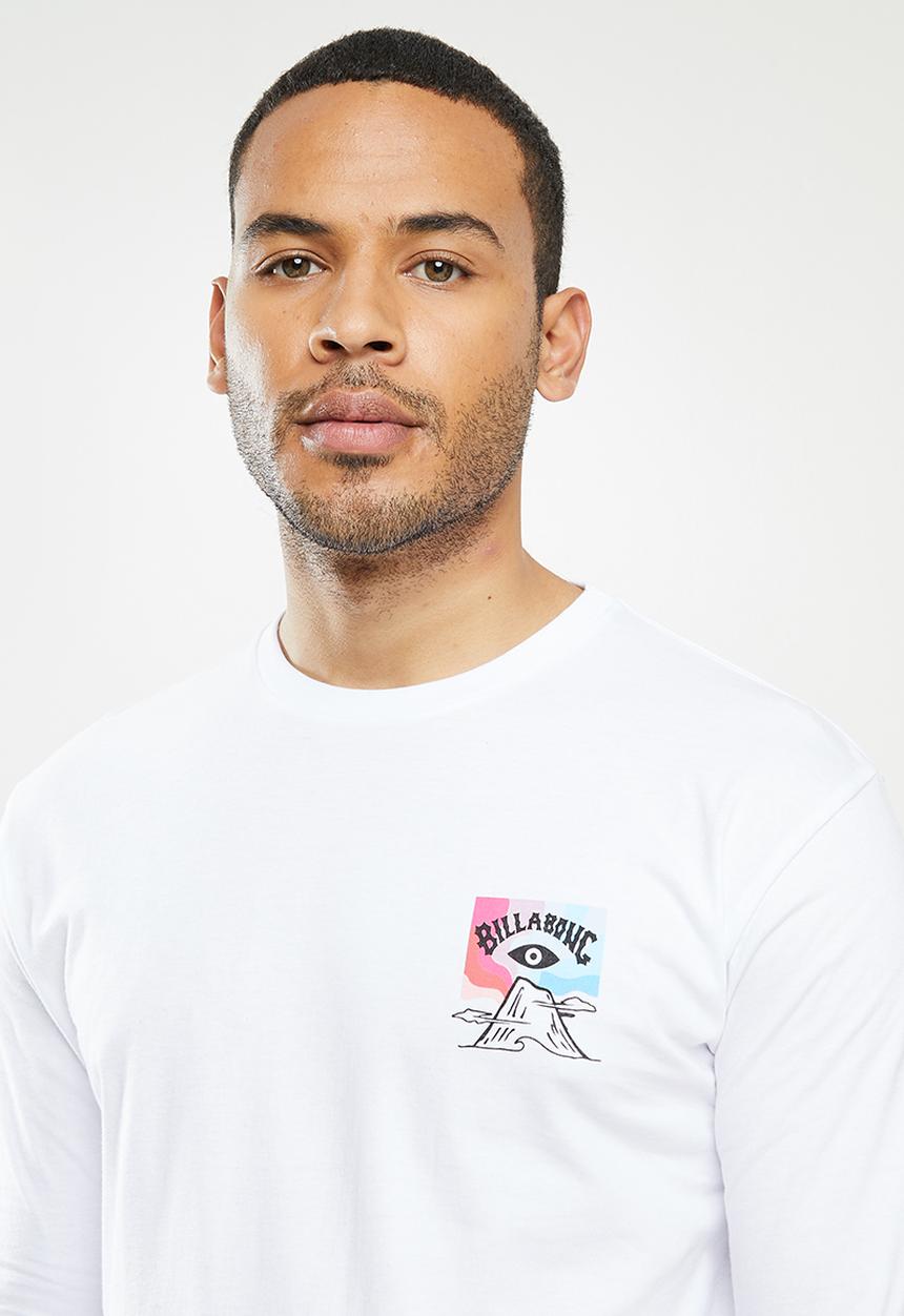 Billabong  - Eyesolation long sleeve tee - white