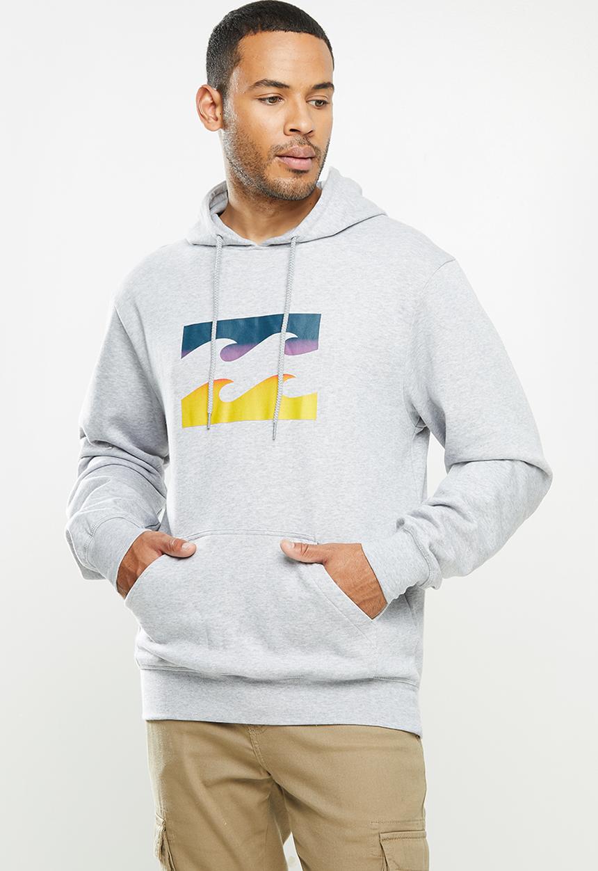 Billabong  - Team wave pop hood - grey 