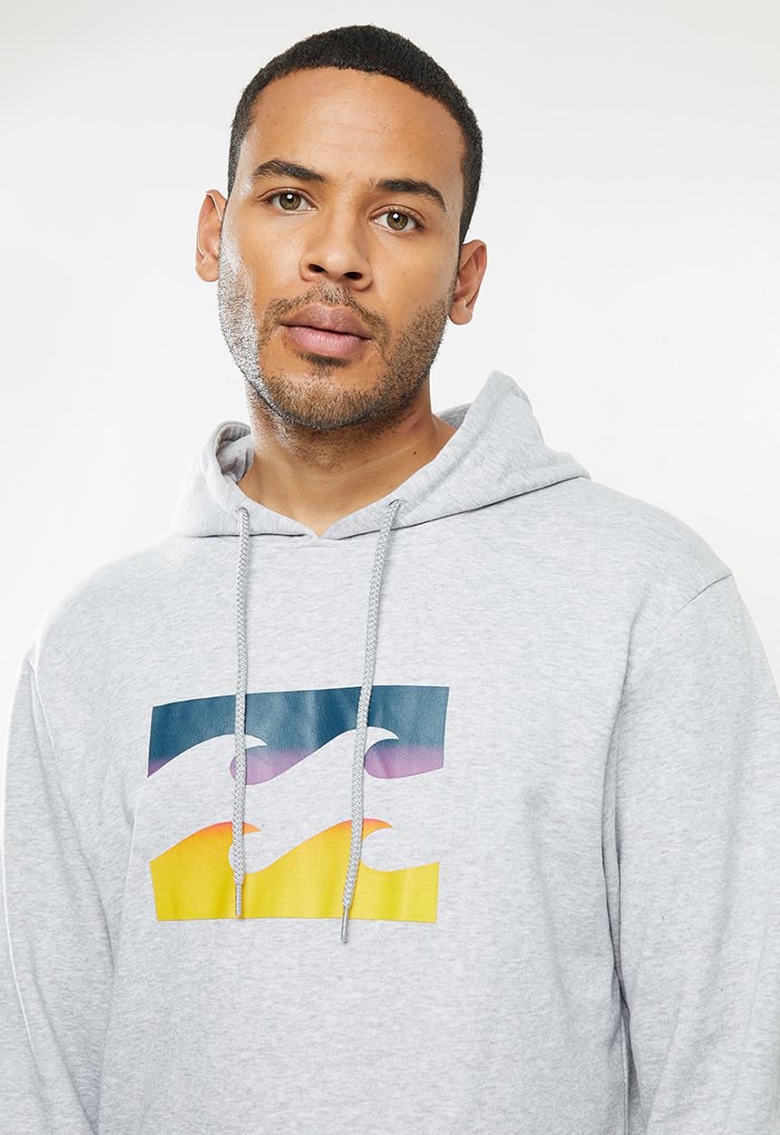 Billabong  - Team wave pop hood - grey 