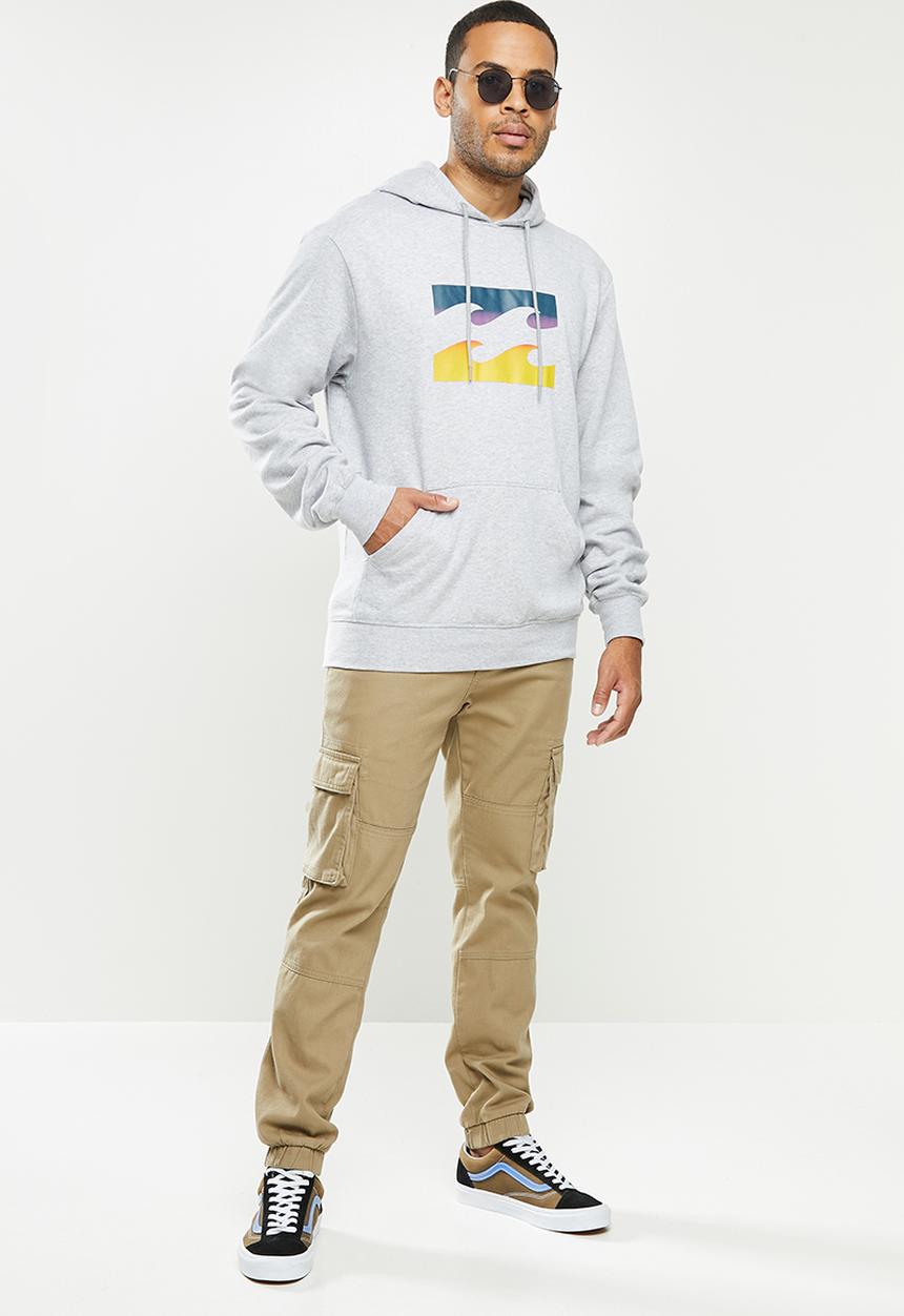 Billabong  - Team wave pop hood - grey 