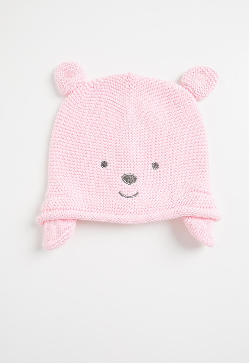 Pop Candy - Girls bear beanie - pink