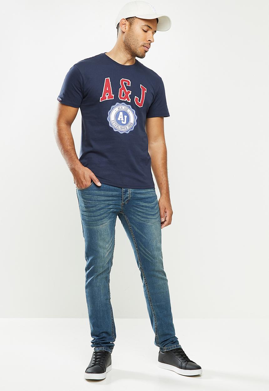 Aca Joe - Aca joe A&J T-shirt - navy
