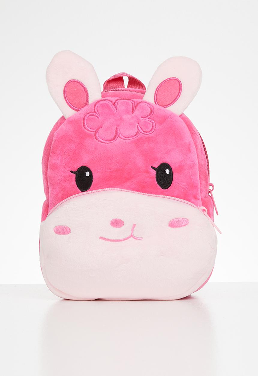 Pop Candy - Girls giraffe backpack - pink