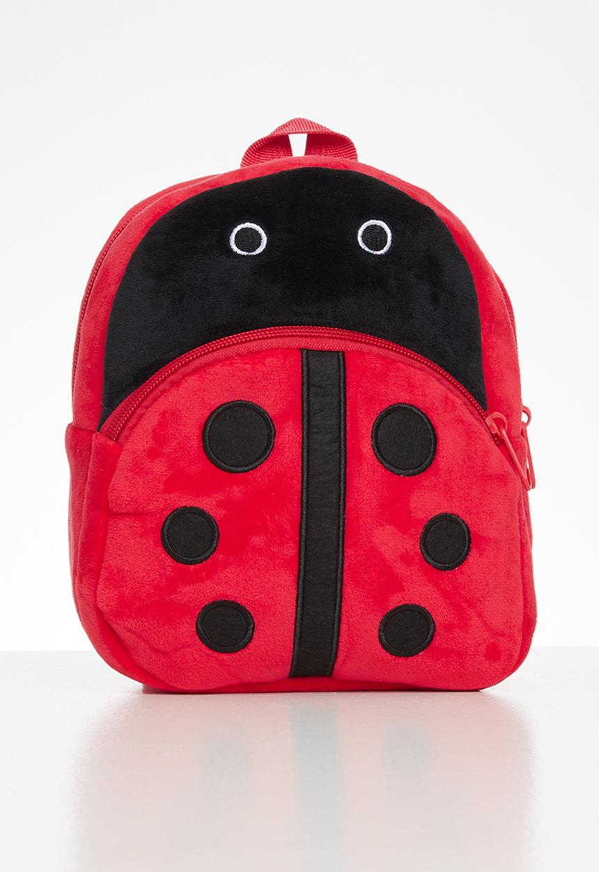 Pop Candy - Girls ladybug backpack - red & black