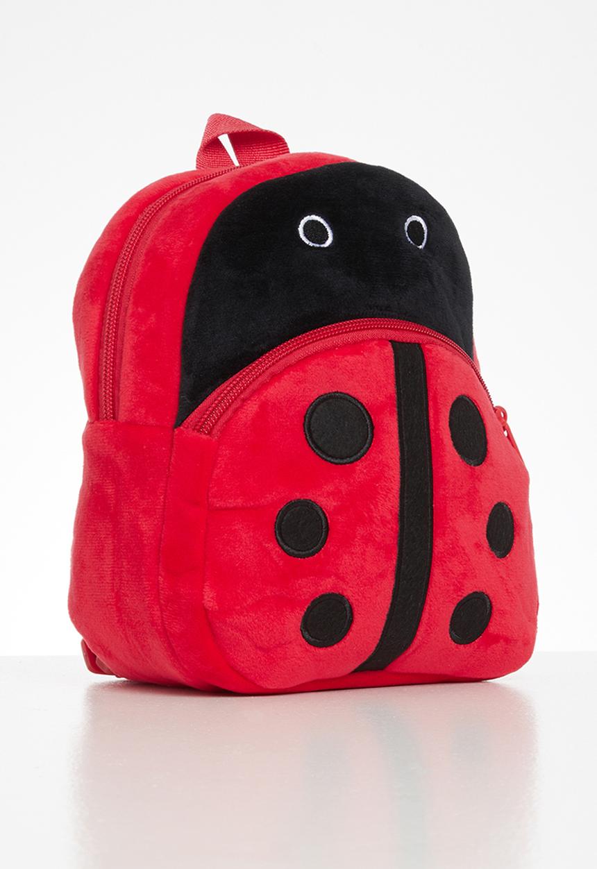 Pop Candy - Girls ladybug backpack - red & black