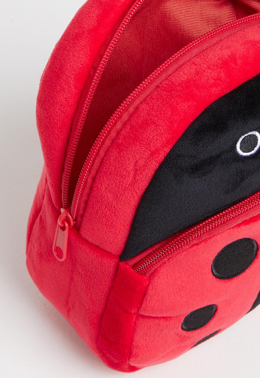 Pop Candy - Girls ladybug backpack - red & black