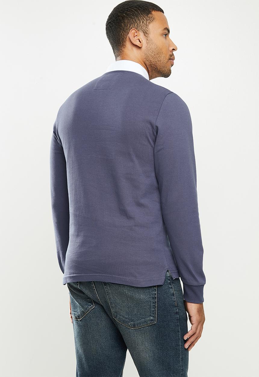Aca Joe - Aca Joe basic rugby jersey - navy