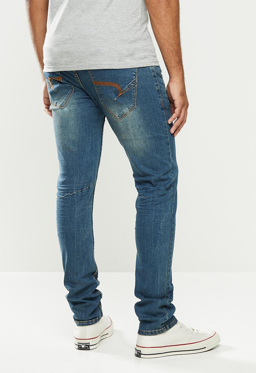 Aca Joe - Aca Joe styled skinny fit jeans - light blue