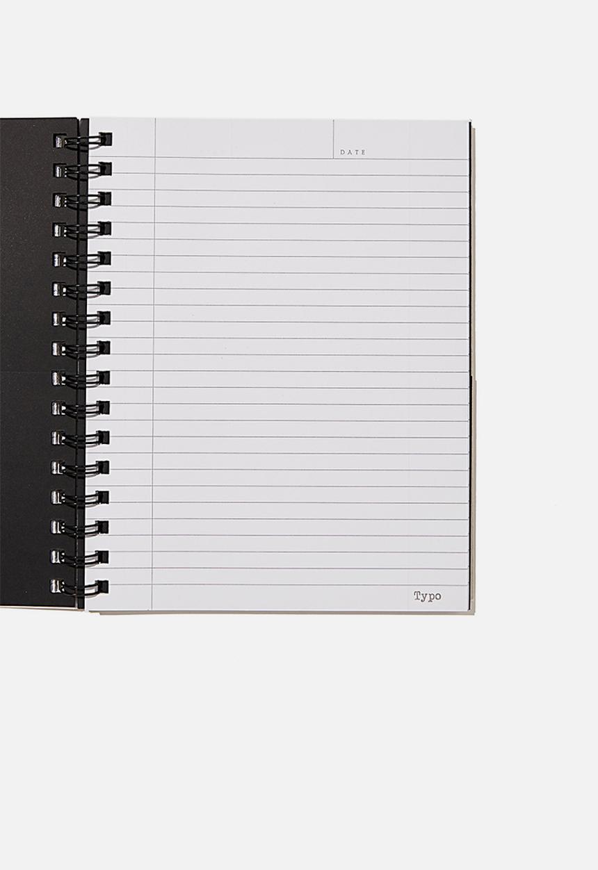 Typo - A5 campus notebook recycled-gum leaf meadow ditsy