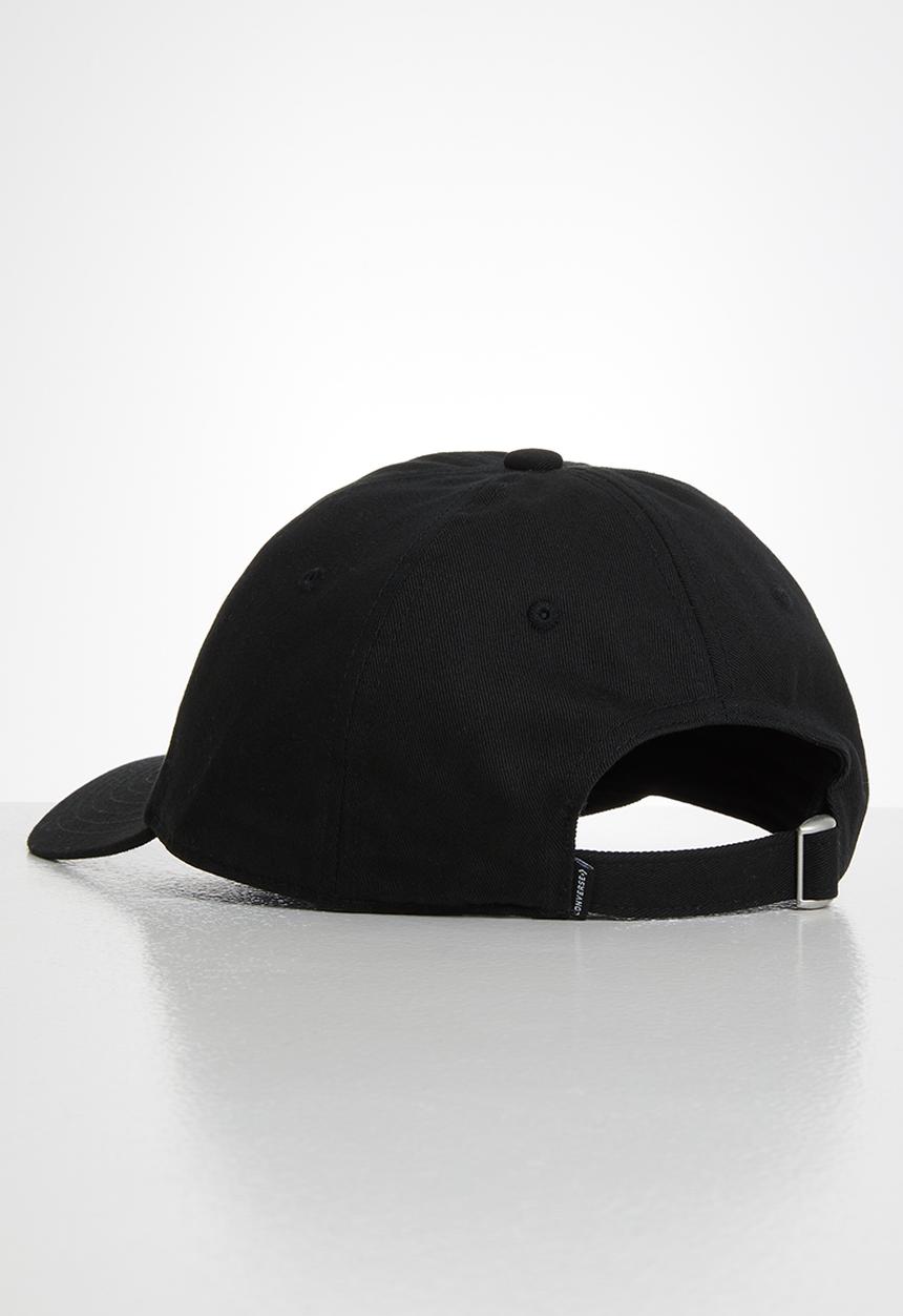 Converse - Tonal chuck taylor baseball cap - black