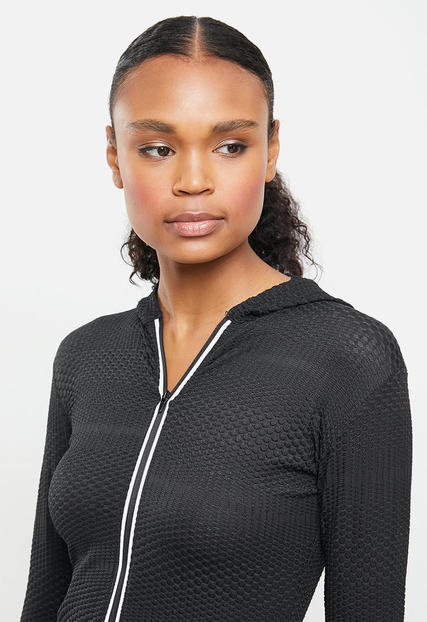 Fitgymwear - Savage run jacket - black