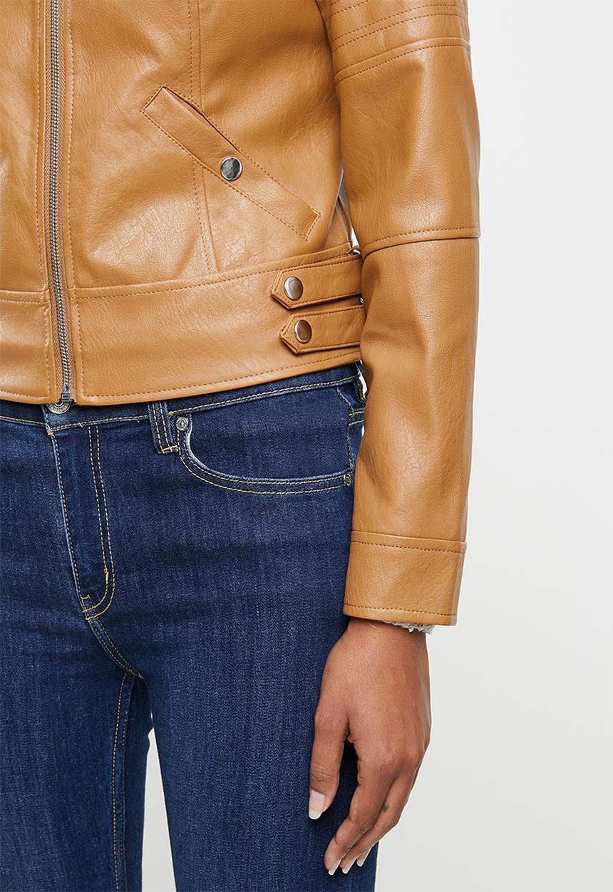 Vero Moda - Love short coated jacket - brown