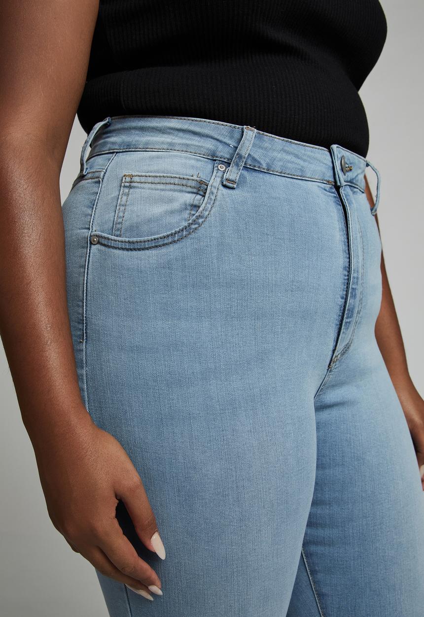 Cotton On - Curve adriana high skinny jean - ocean blue