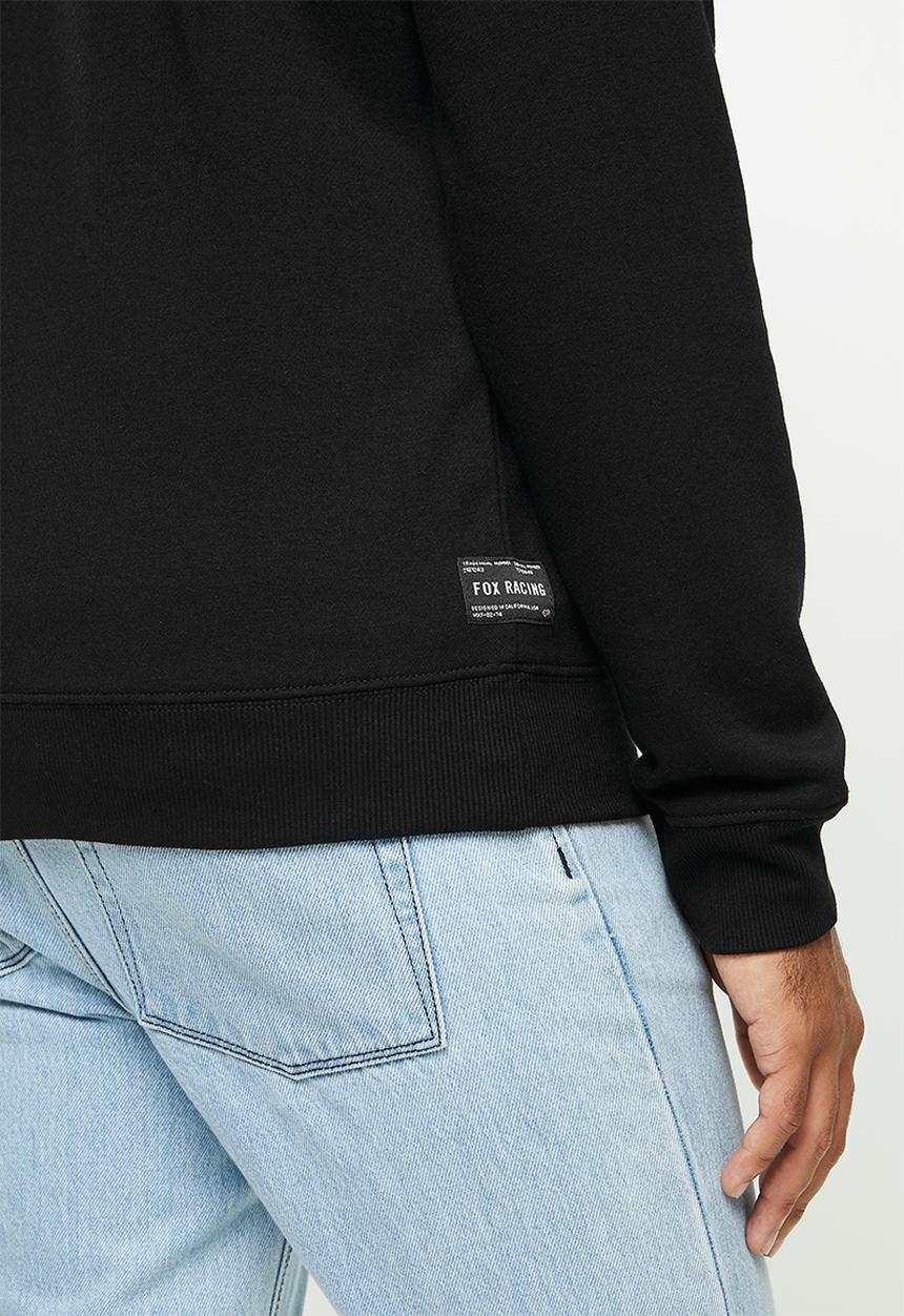 Fox - Refract crew fleece - black
