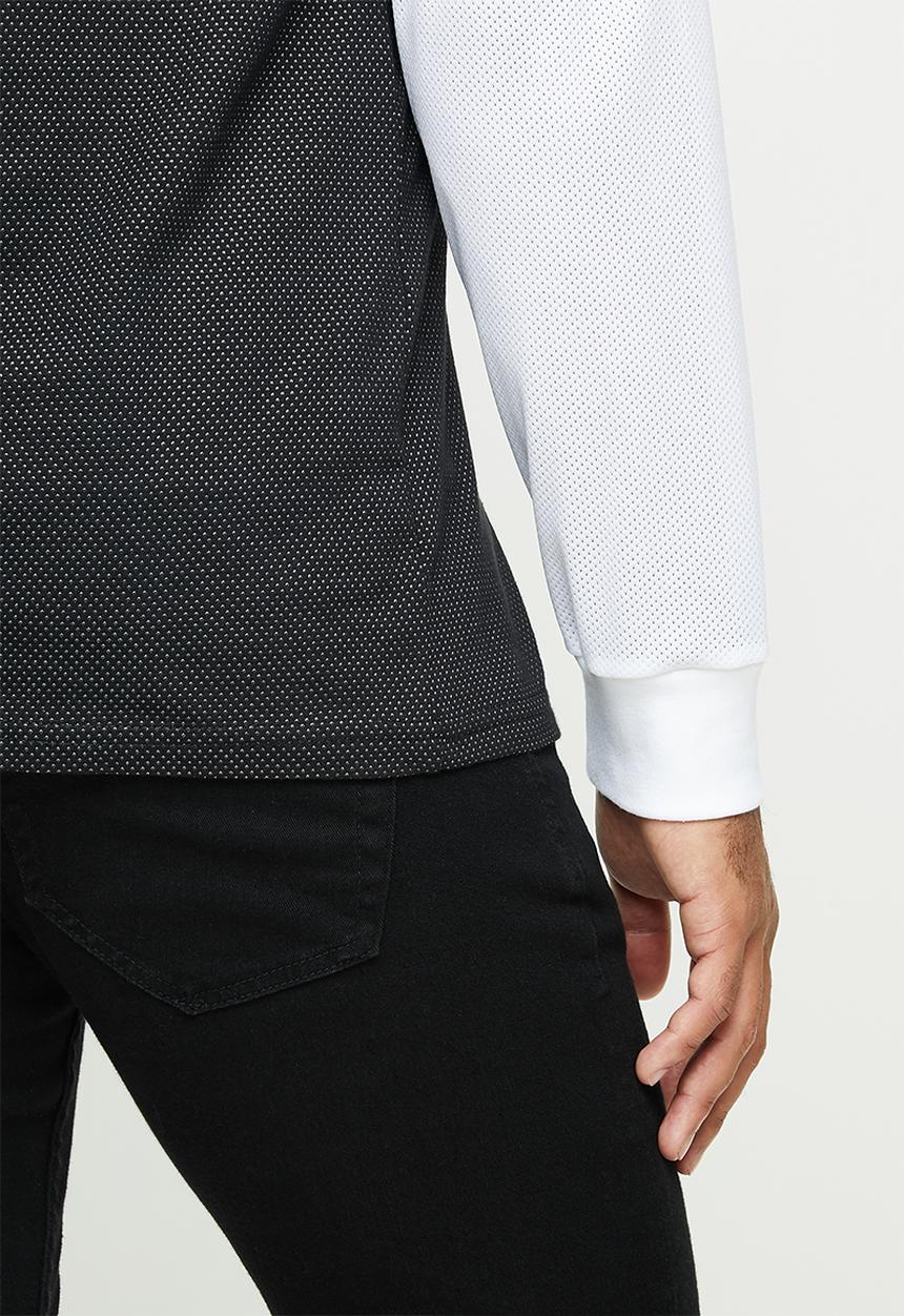 Fox - Official airline long sleeve  - white & black 