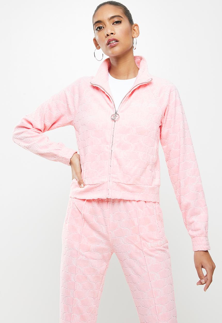 Juicy Couture - Towel tanya track top - pink