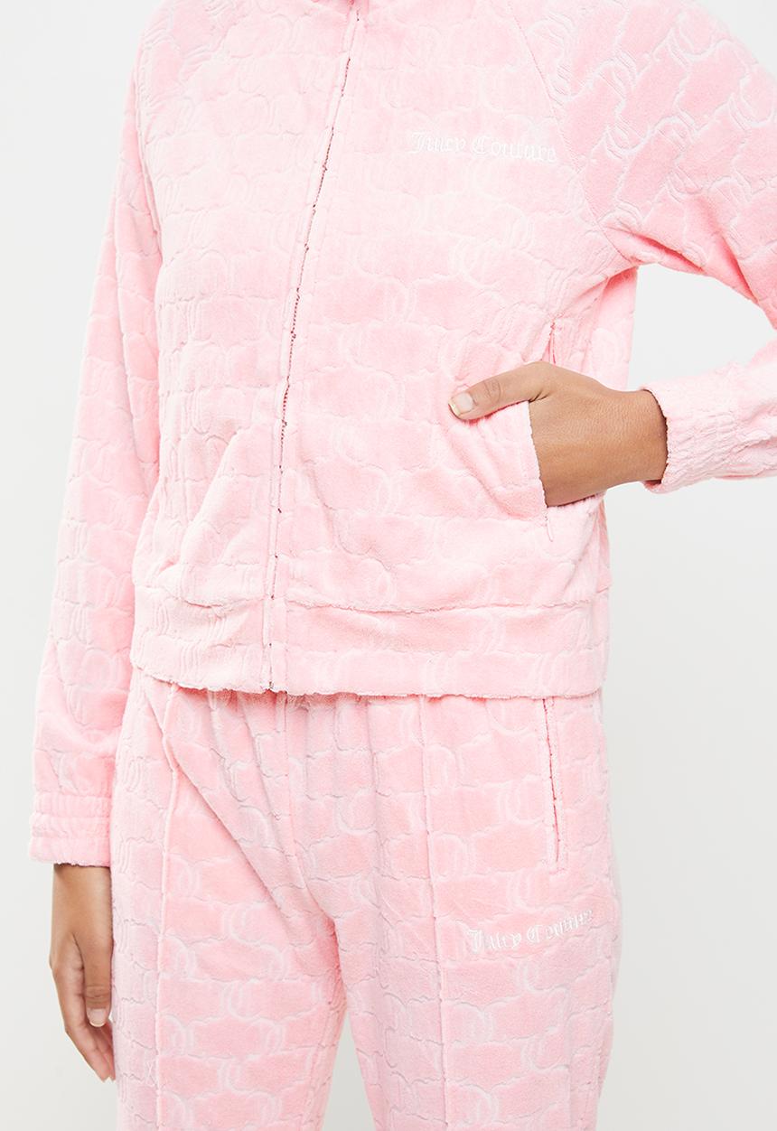 Juicy Couture - Towel tanya track top - pink