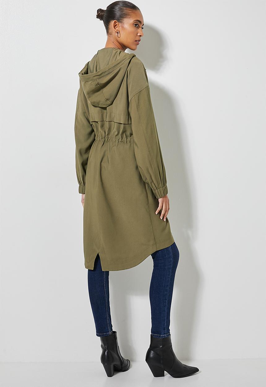 Superbalist - Light weight parka - dark khaki
