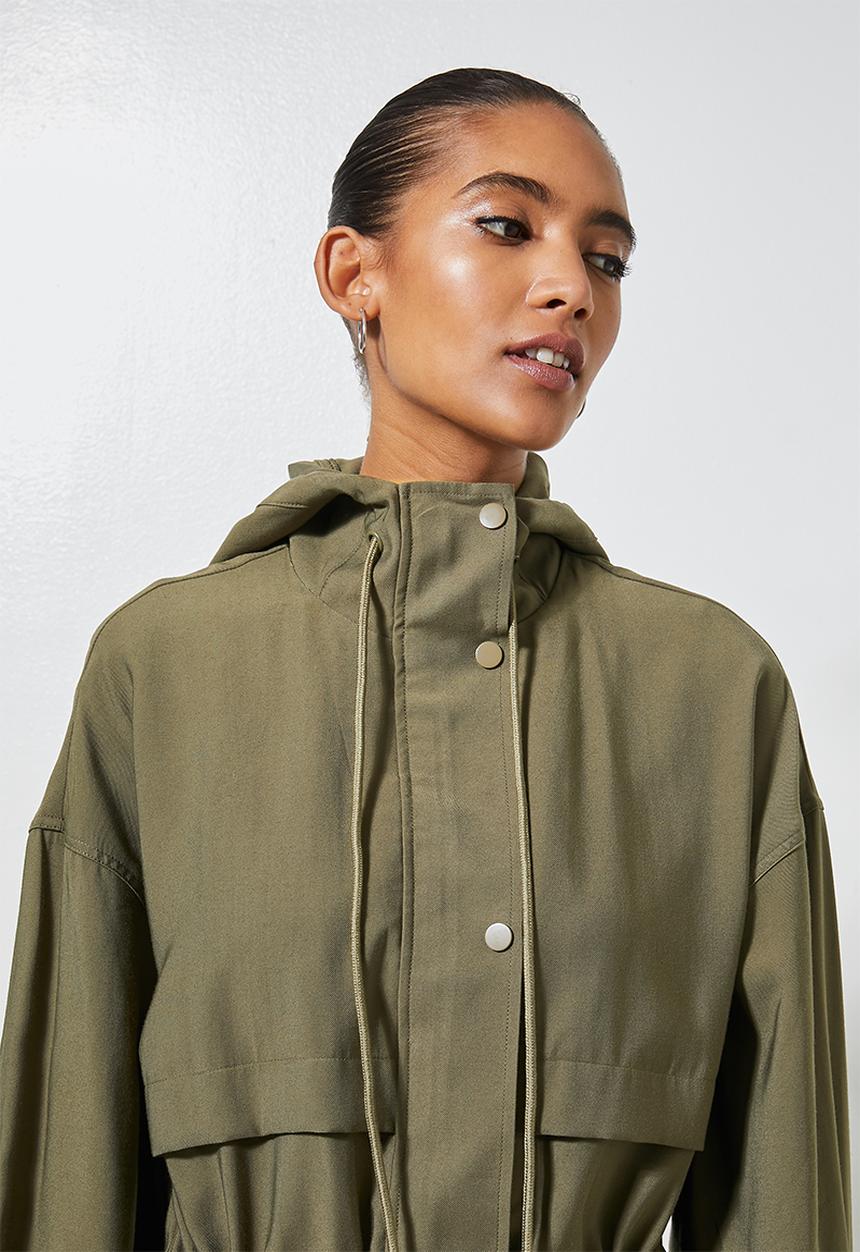 Superbalist - Light weight parka - dark khaki