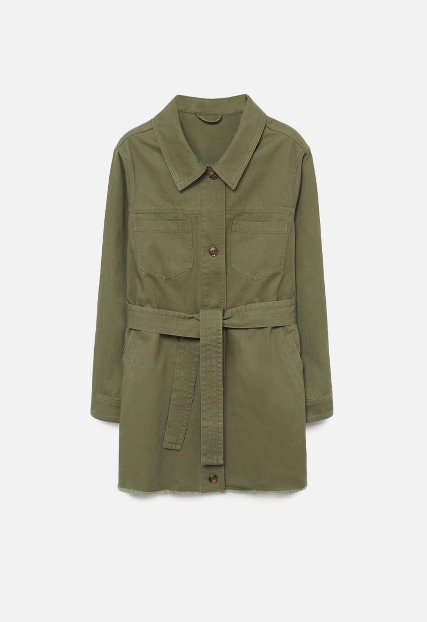 Violeta by Mango - Plus jacket jucy7 - beige/khaki