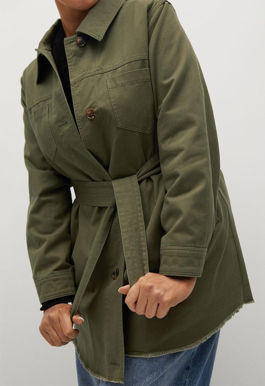 Violeta by Mango - Plus jacket jucy7 - beige/khaki