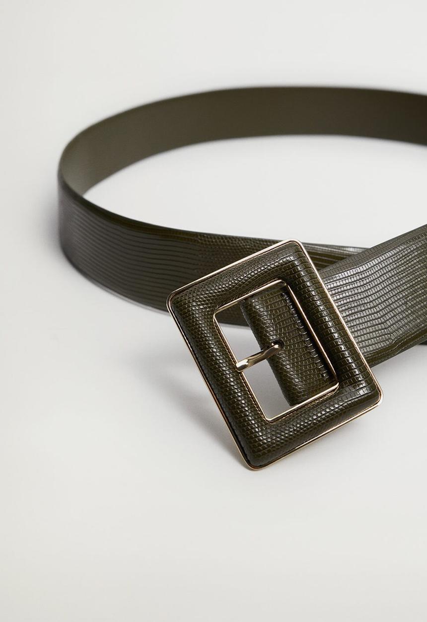 Violeta by Mango - Dan belt - green