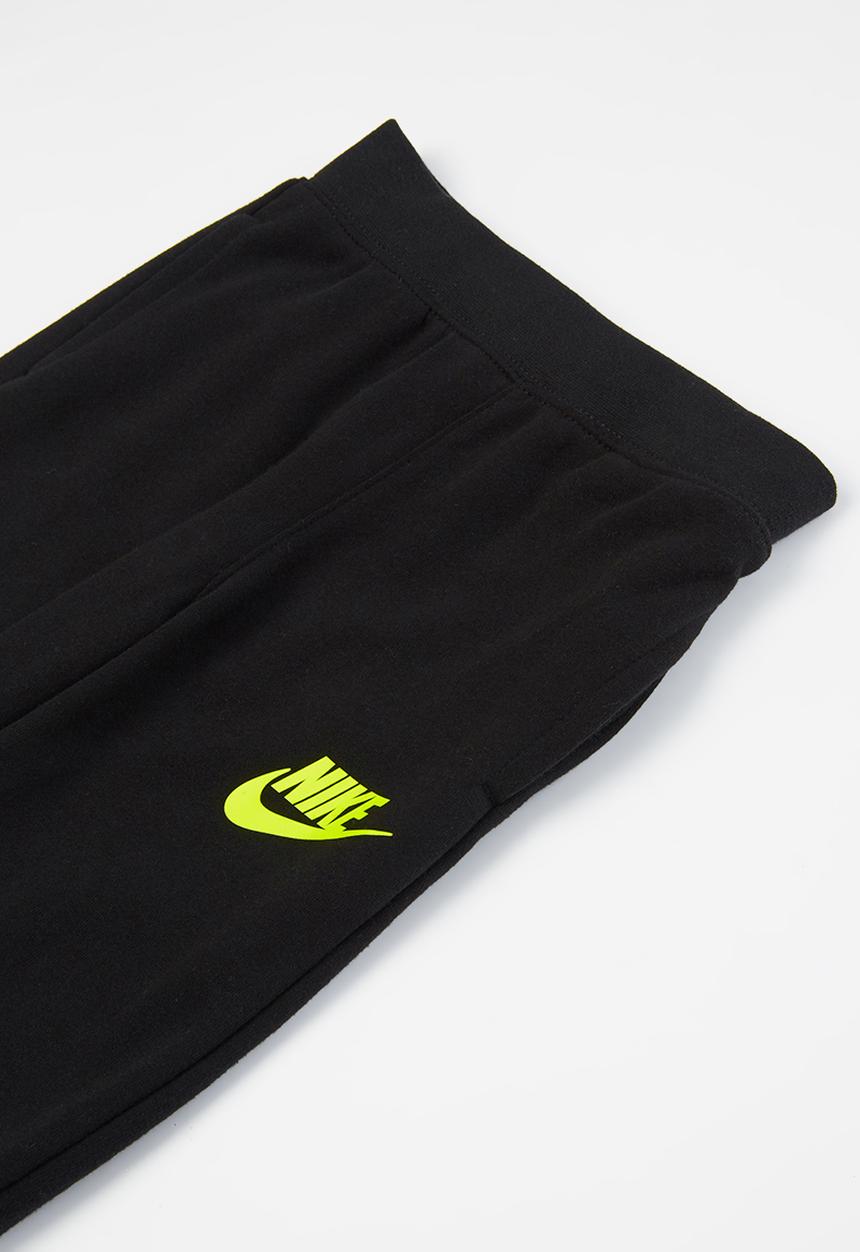 Nike - Nike glow colour blocked pant - black