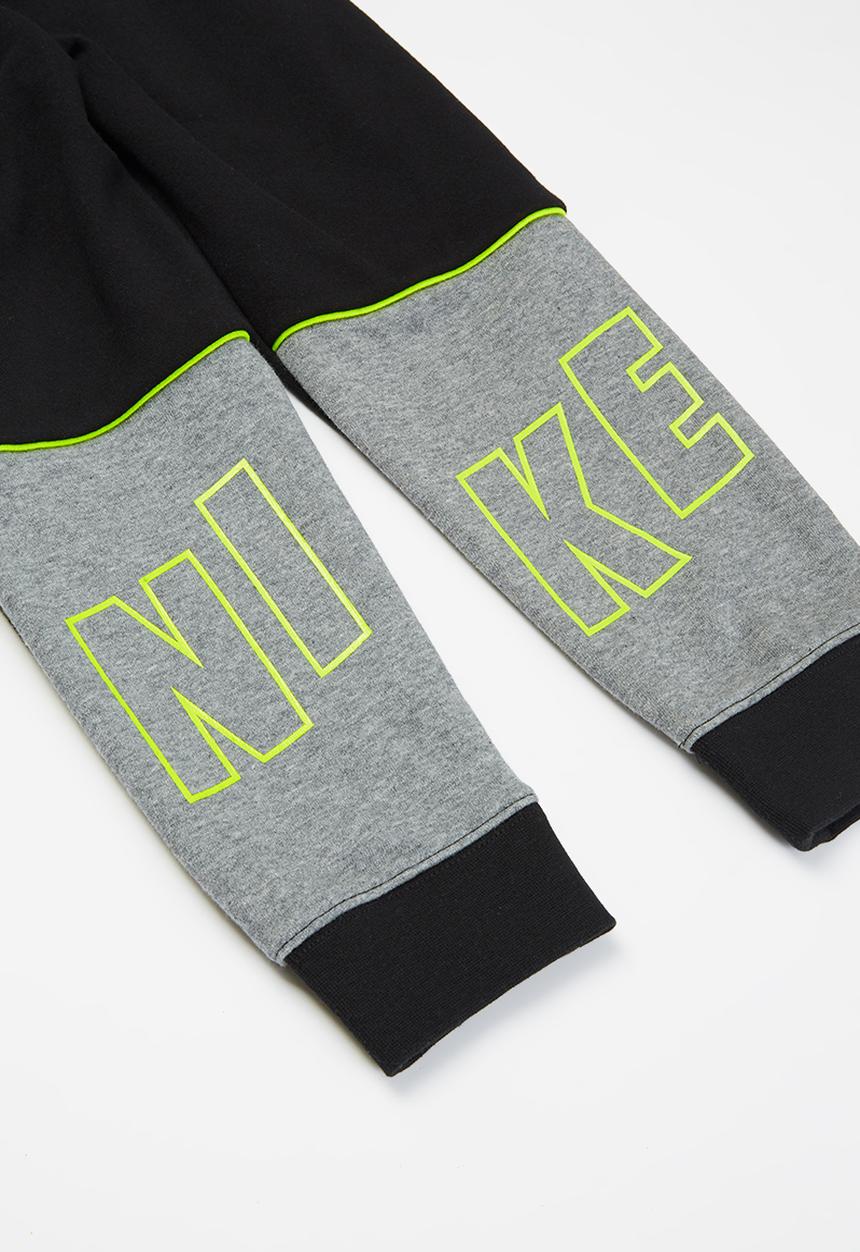 Nike - Nike glow colour blocked pant - black
