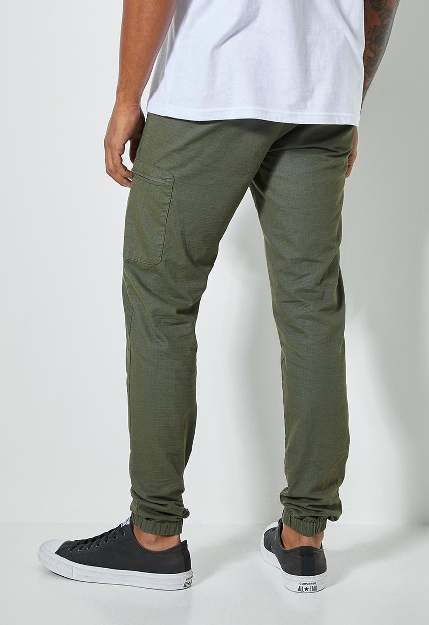 Superbalist - Osaka tapered utility pant - olive 