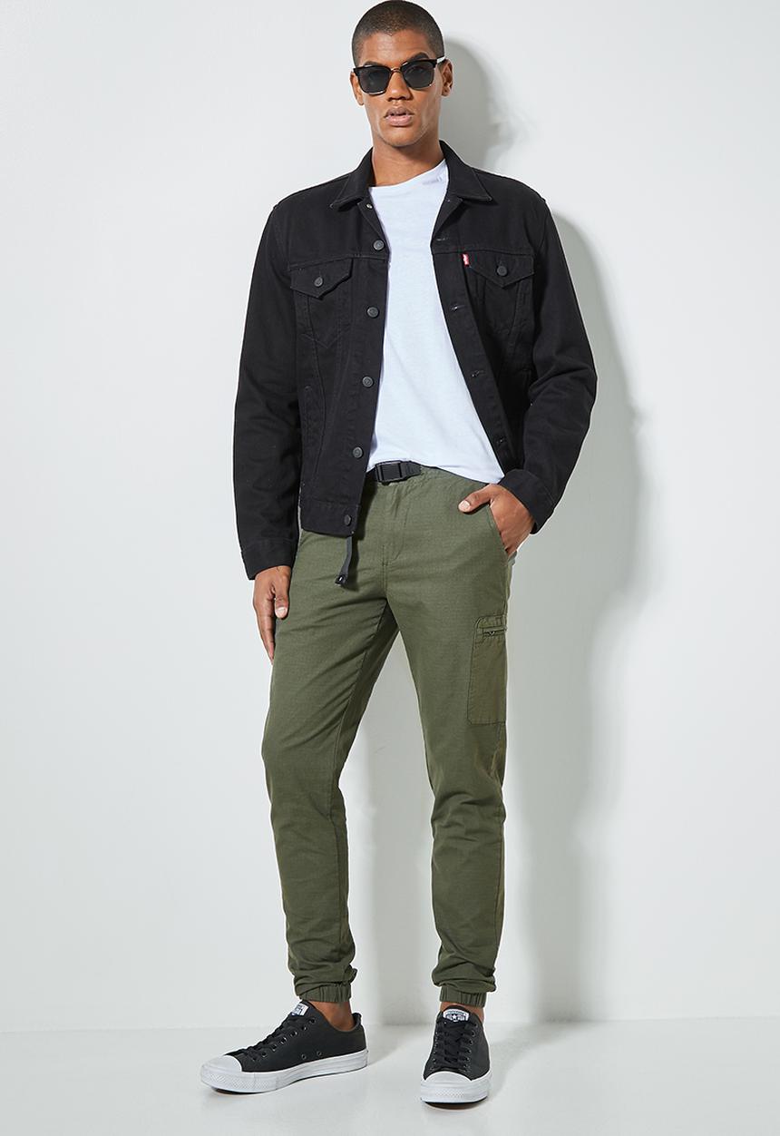 Superbalist - Osaka tapered utility pant - olive 