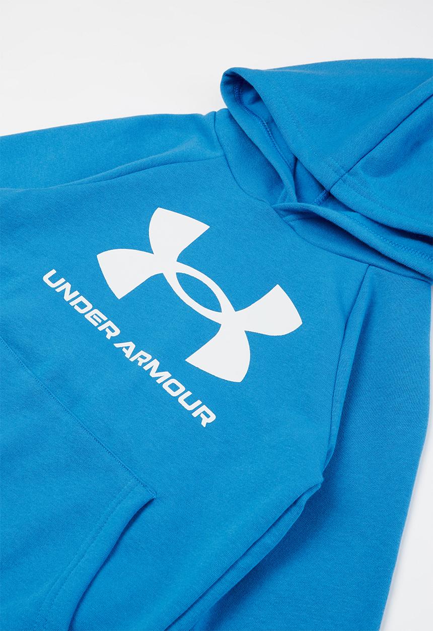 Under Armour - Ua boys rival fleece hoodie - blue & white