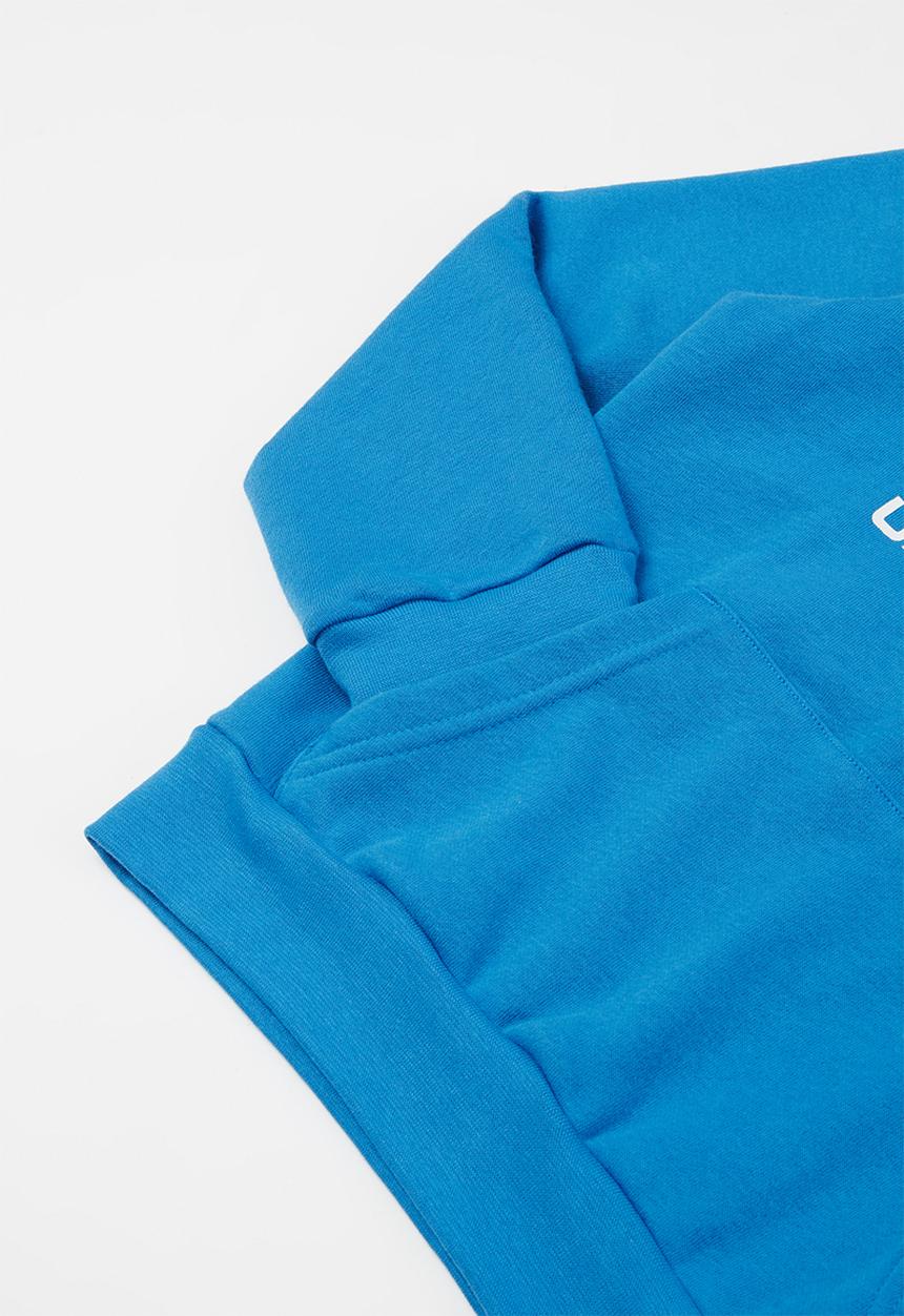 Under Armour - Ua boys rival fleece hoodie - blue & white