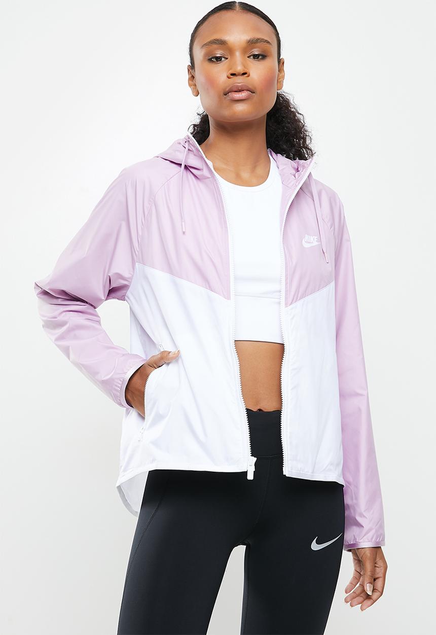 Nike - Nsw wr jacket - lilac & white 
