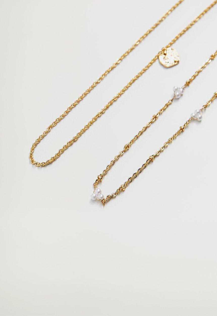 Violeta by Mango - Orion necklace - gold