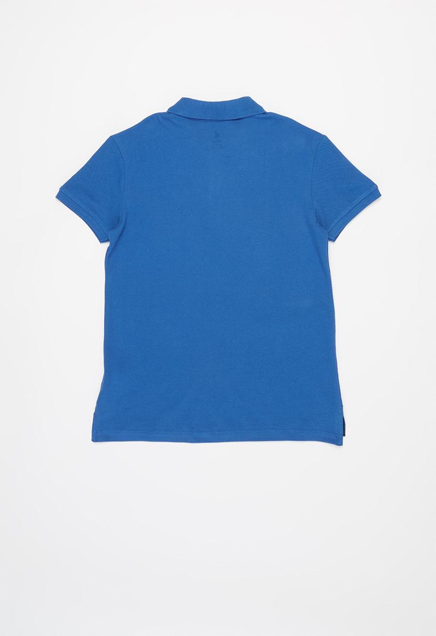 POLO - Boys austin short sleeve golfer - blue