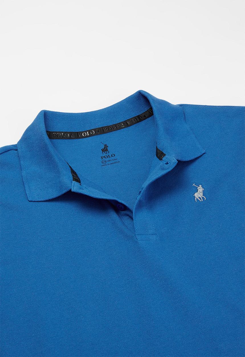 POLO - Boys austin short sleeve golfer - blue