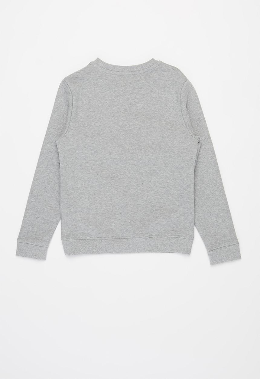 POLO - Boys jackson quilted artwork sweater - grey