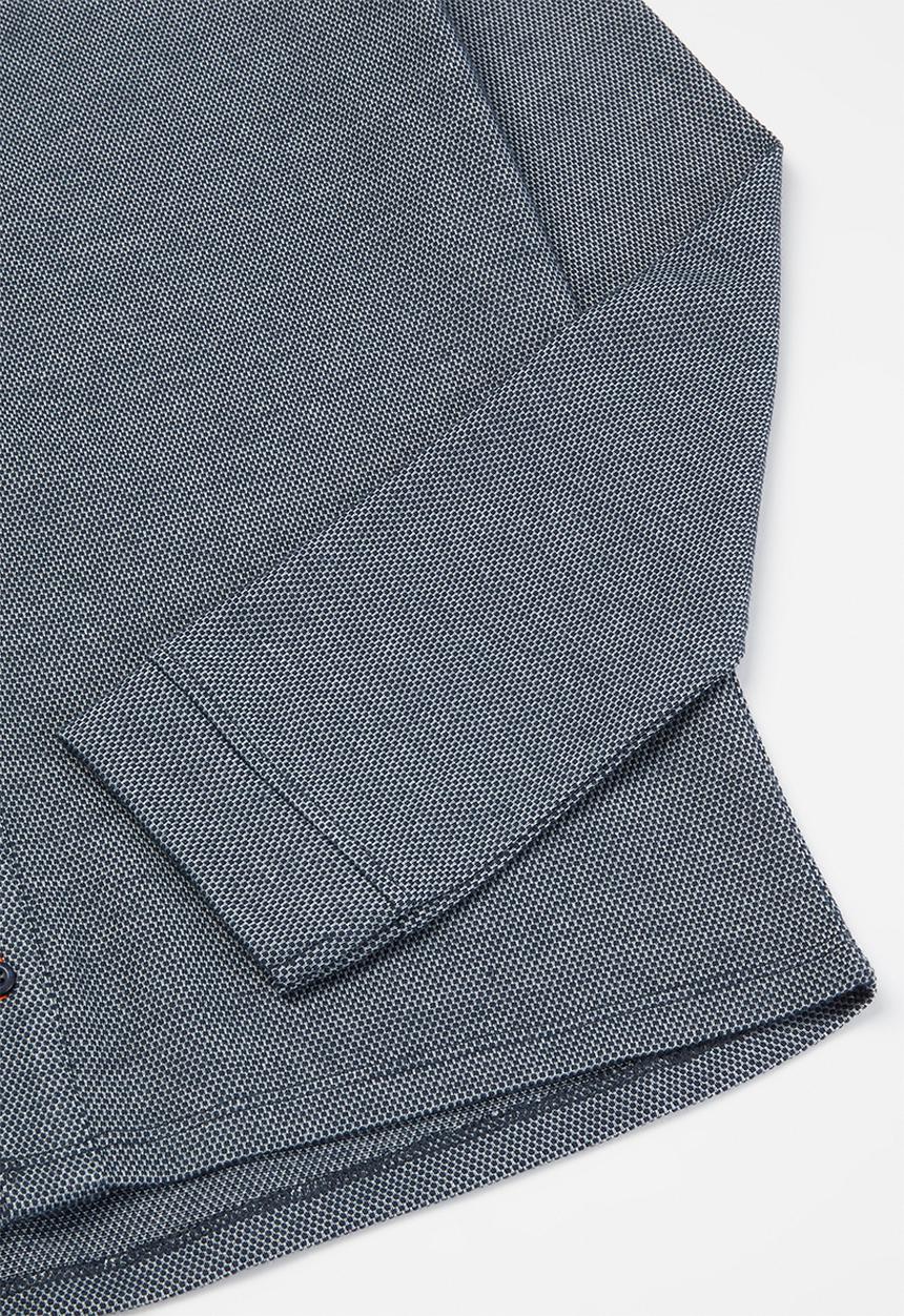 POLO - Boys adrian long sleeve shirt- navy