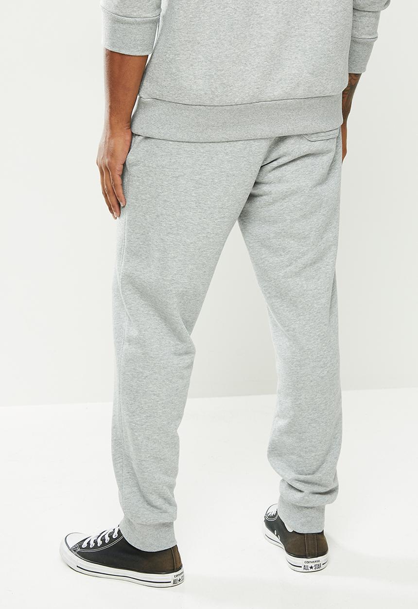 Converse - Converse embroidered star chevron french terry jogger - grey 