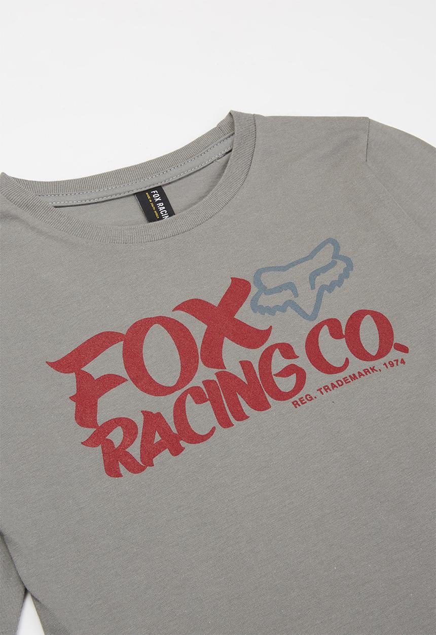 Fox - Wayfarer long sleeve tee - grey