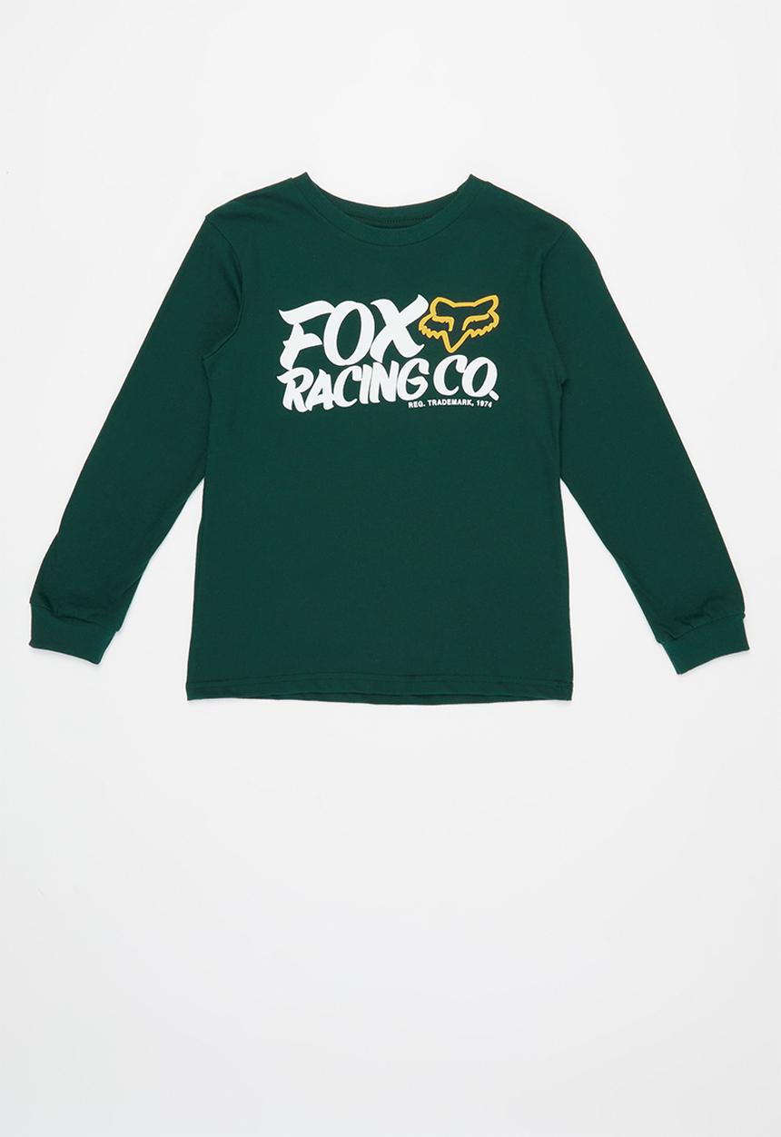 Fox - Wayfarer long sleeve tee - green