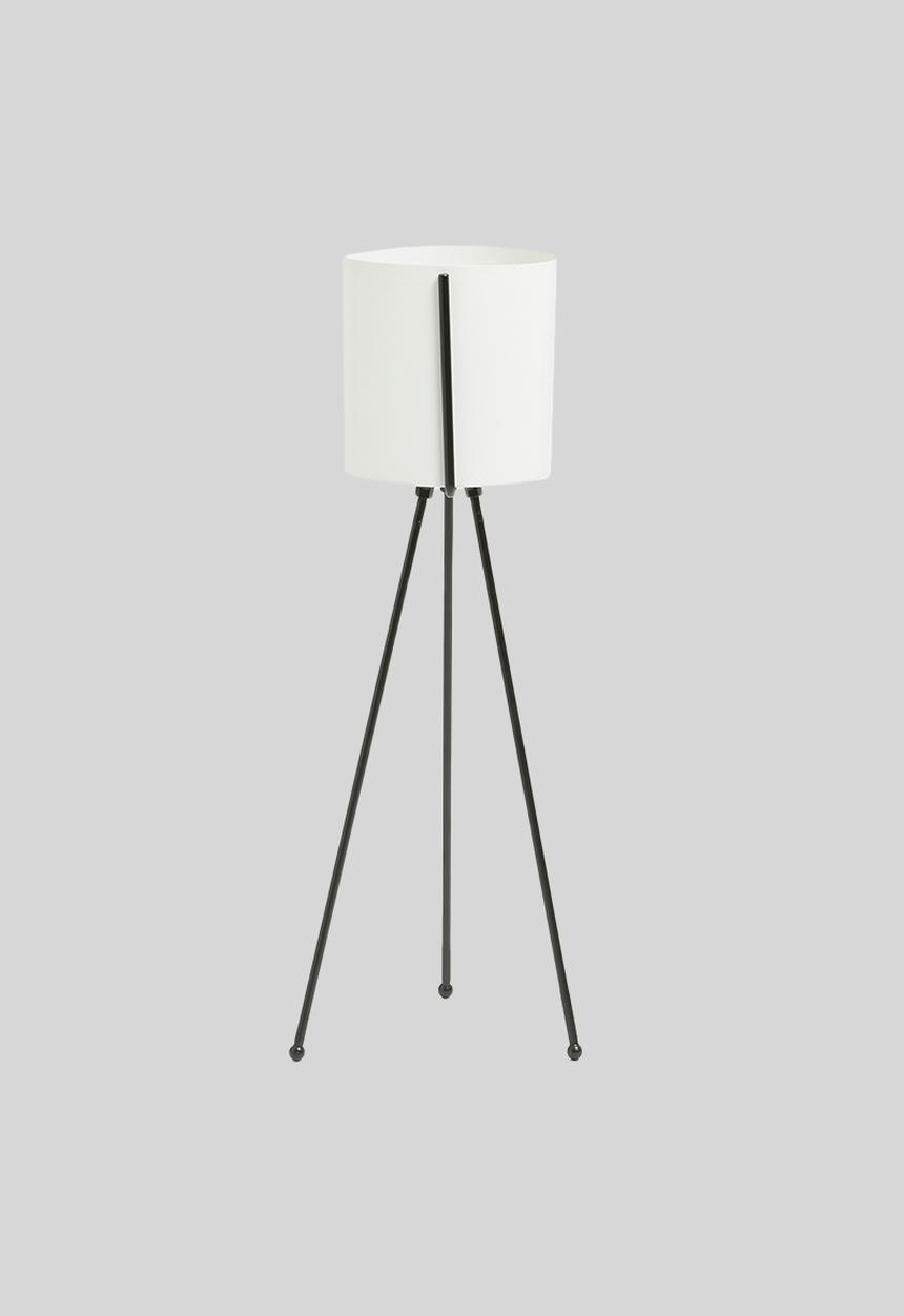 Sixth Floor - Lana planter with stand - white