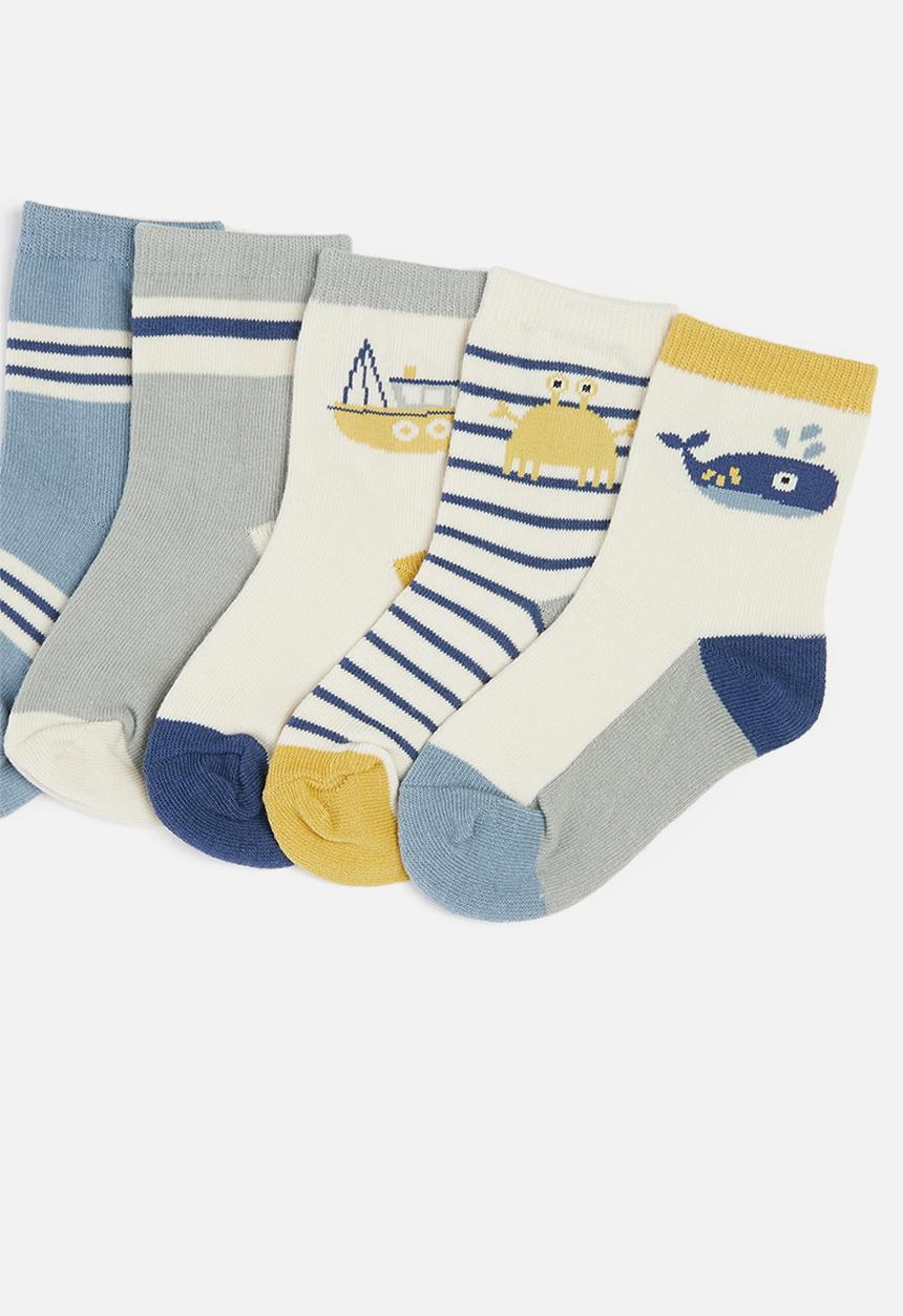 Pop Candy - Boys 5 pack socks - multi 