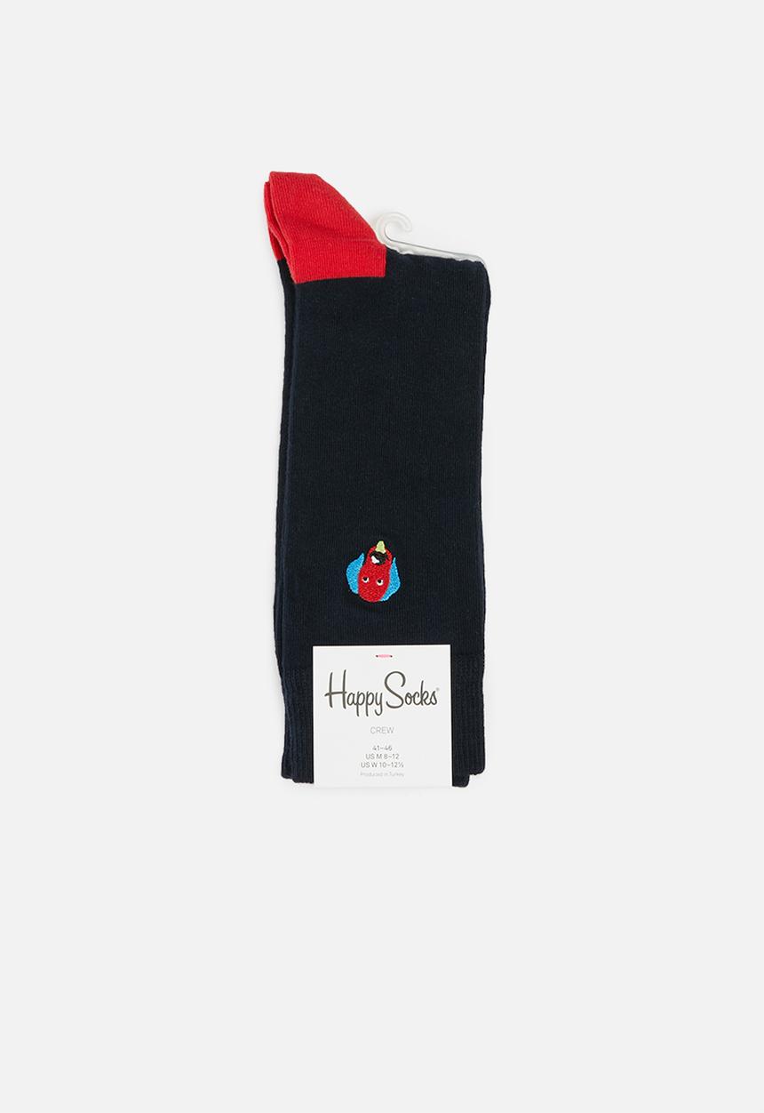 Happy Socks - Embroidery dog socks - multi