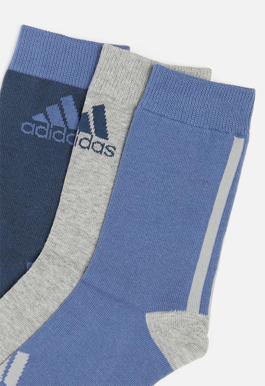 adidas Originals - Lk 3 pack ankle socks - blue & grey