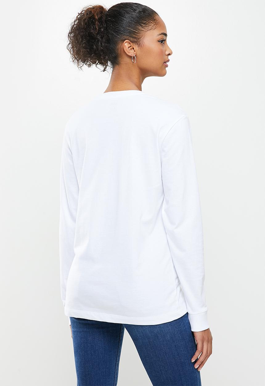 Vans - Flying v classic long sleeve bf - white