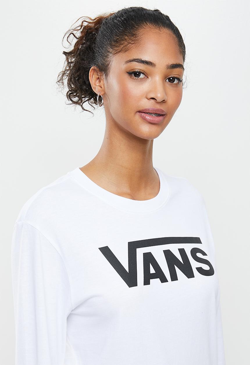Vans - Flying v classic long sleeve bf - white