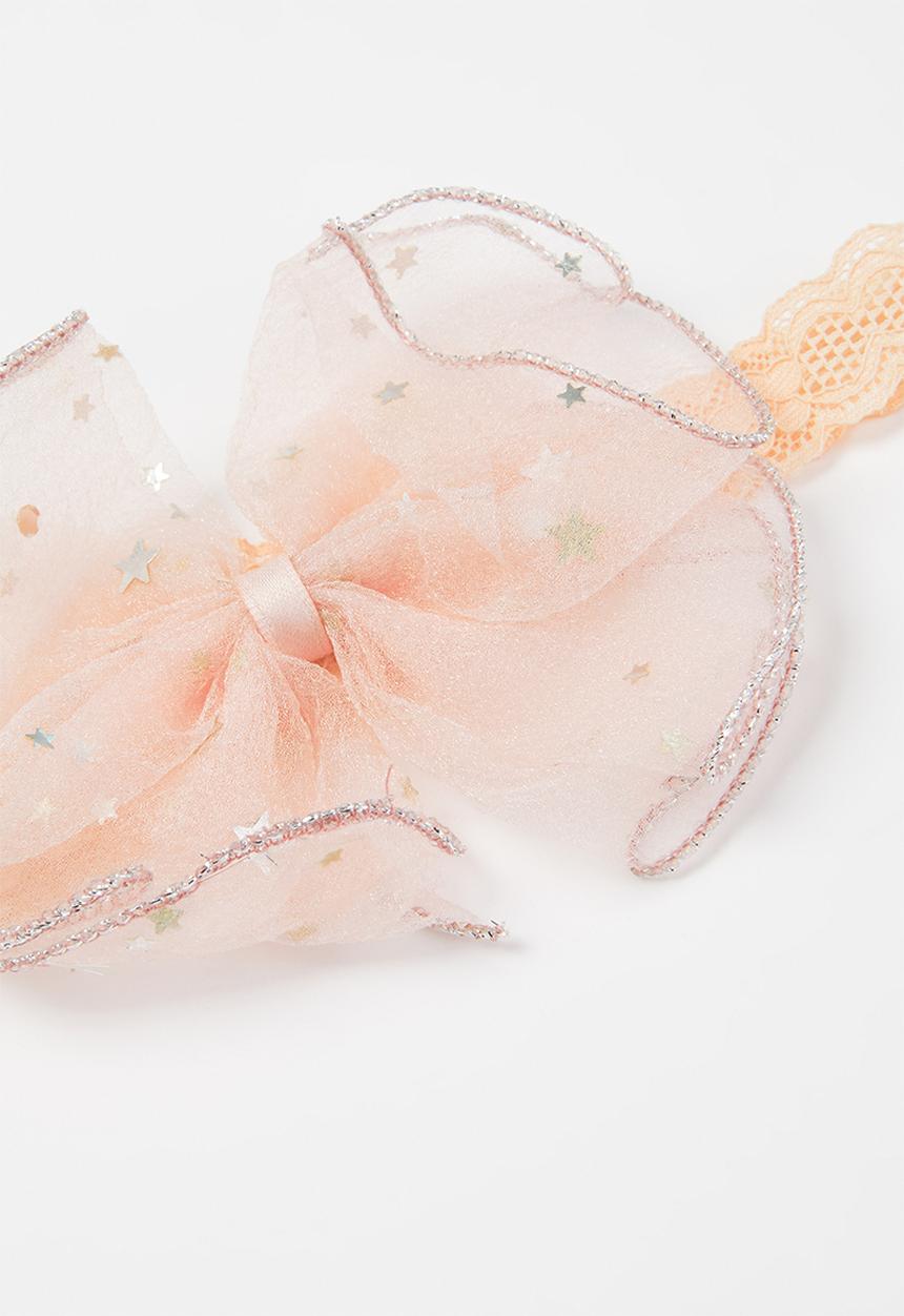 Pop Candy - Bow headband - peach