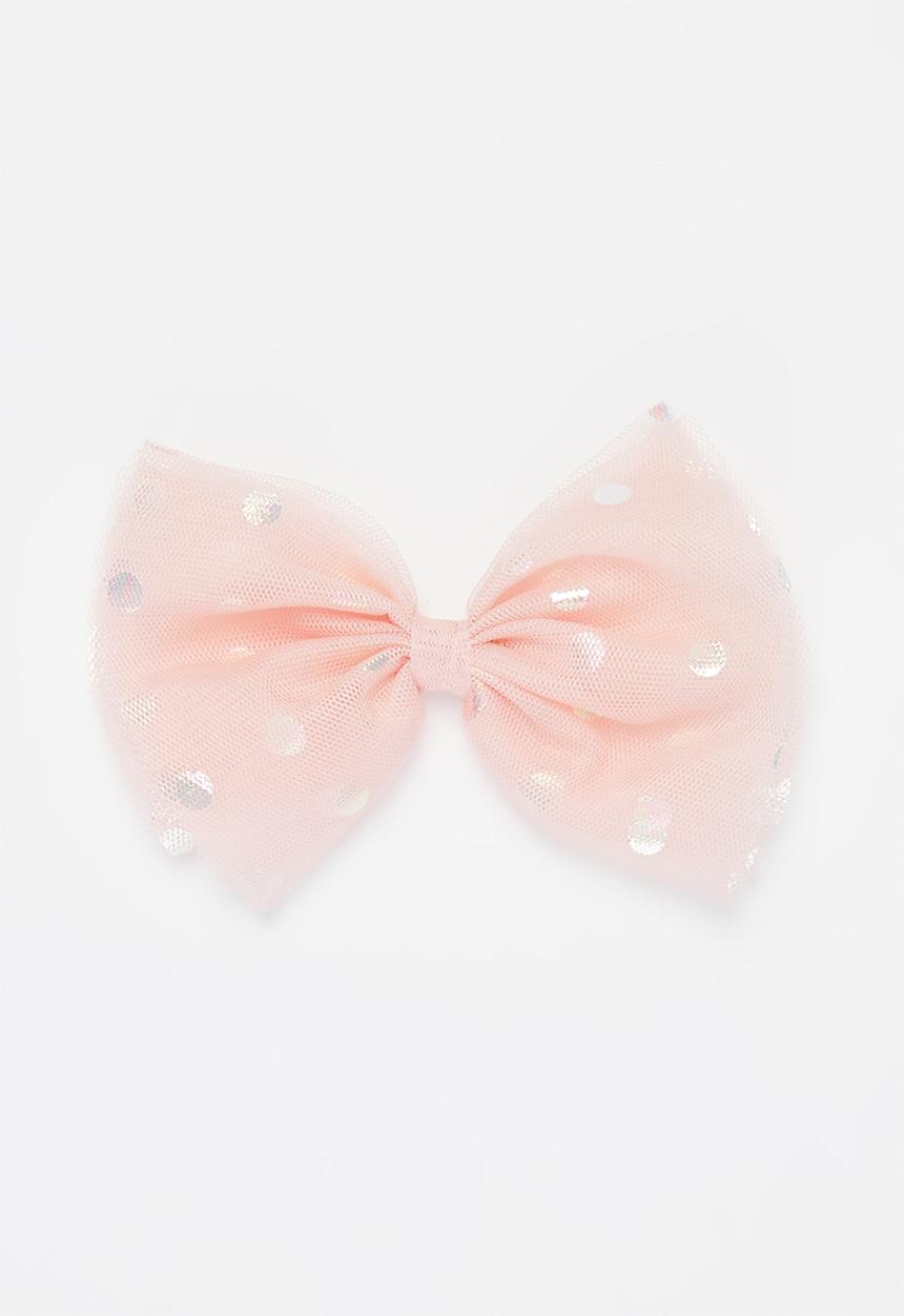 Pop Candy - Girls bow hair clip - peach