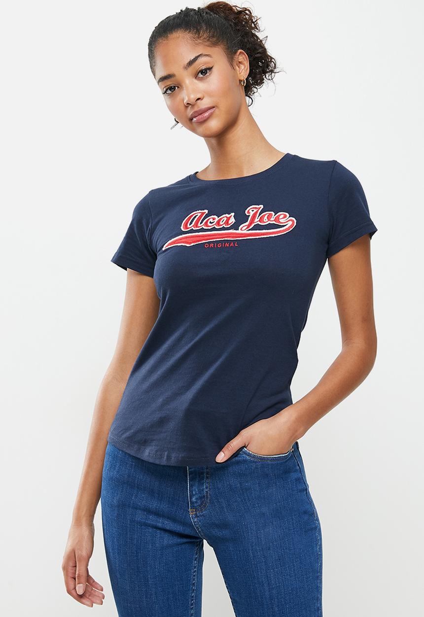 Aca Joe - Crew short sleeve tee - navy